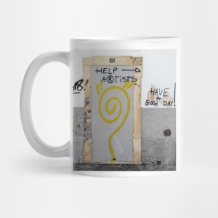 Help Artists - Have a good day! Graffiti Mug